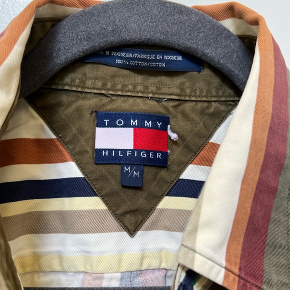 Vintage Striped Tommy Hilfiger Button Up - Picture 4 of 6